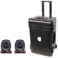 

Datavideo PTZ Camera Kit, Includes 2x PTC-140T 2.07MP HDBaseT PTZ Cameras and HC-800 XXL Wheeled Case