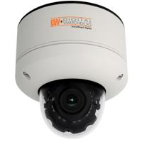 

Digital Watchdog DWC-MV421TIR 2.1MP Outdoor Day & Night IP Vandal Dome Camera, 2.8-12mm Auto Focus Lens, 1920x1080, 30fps, 70' Smart IR, H.264, MPEG4, MJPEG, PoE, OnVIF Compliant, Vandal Proof, Triple Codecs with Dual-Stream, White