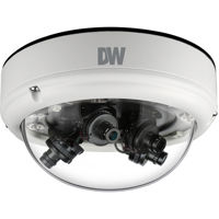 

Digital Watchdog STAR-LIGHT FLEX 8MP Indoor/Outdoor Day & Night Multi-Sensor Vandal AHD Dome Camera with 4x 2.8mm Lenses, 4x 1920x1080, 30fps