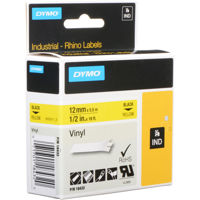 

Dymo Rhino 1/2" Permanent Adhesive Vinyl Tape, 18' Long, Yellow