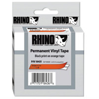 

Dymo Rhino 1/2" Permanent Adhesive Vinyl Tape, 18' Long, Orange