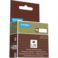 

Dymo 1.13x3.5" Limited Edition Holiday Moose Address Label for LabelWriter Printer, 130 Count/Roll