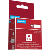 

Dymo 1.13x3.5" Limited Edition Holiday Lumberjack Address Label for LabelWriter Printer, 130 Count/Roll