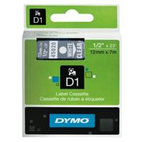 

Dymo 0.5"x23' Standard D1 Tape for LabelManager Label Maker, 4 Pack, Black Print on White