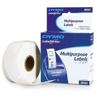 

Dymo White 1x1" Multipurpose Labels, Roll of 750