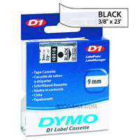 

Dymo 40910 3/8" 23 Feet Black on Clear Tape for LabelMANAGER, LabelPoint Printers