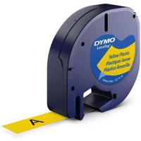 

Dymo 91332 1/2" 13 Feet Black on Yellow Plastic Tape for LetraTag Printers