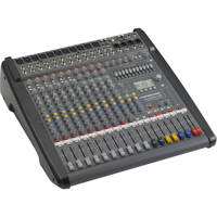 

Dynacord PowerMate 1000-3 10-Channel Compact Powered Mixer, 6x Mic/Line + 4x Mic/Stereo-Line Channels, 2x 1000W Power Amplifier