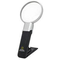 

ExploreOne National Geographic 2.5-5x Magnifying Glass with LED, Clamp Pack