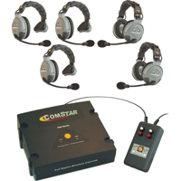 

Eartec CSXTPLUS-5 XT Plus Com-Center with Interface Module & 5 Comstar Headsets