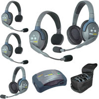 

Eartec HUB532 Hub Mini Duplex Base 5-Person System, Includes 3x Single Headset, 2x Double Headset