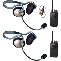 

Eartec SC-1000 2-User Two-Way Radio System with 2x Monarch Inline PTT Headsets