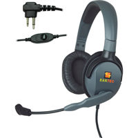 

Eartec Max 4G Double-Ear Midweight Inline PTT Headset with Mic and Motorola 2-Pin Connector for Most PTT Radios
