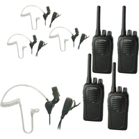 

Eartec SC-1000 4-User Two-Way Radio System with 4x SST PTT Lapel Mic Headsets