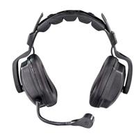 

Eartec Ultra Double-Ear Heavy-Duty Headset with Mic and Camera Monitor Input for TCS Intercom Systems