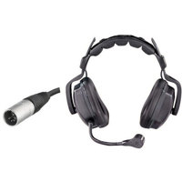 

Eartec Ultra Double-Ear Heavy Duty Headset with Mic and 5-Pin XLR Male Connector for Most Wired Intercom Systems