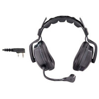 

Eartec Ultra Double-Ear Heavy Duty Inline PTT Headset with Mic and 2-Pin Kenwood Connector for PTT Radios