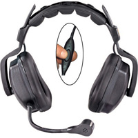 

Eartec Ultra Double-Ear Heavy Duty Inline PTT Headset with Mic for SC-1000 Radio Transceiver