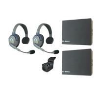 

Eartec UL2S UltraLITE 2-Person Single-Ear Headset System - Bundle with 2x Spare 3.7V Li-Ion Rechargeable Batteries