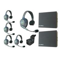 

Eartec UL5S UltraLITE 5-Person Single-Ear Headset System - Bundle with 2x Spare 3.7V Li-Ion Rechargeable Batteries