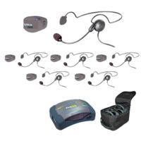 

Eartec UPCYB6 6-Person HUB Intercom System with 6x UltraPAK Remote Beltpack Transceiver, 6x Cyber Plug-In Headset, 7x Batteries, 8-Bay Charger and Softside Case