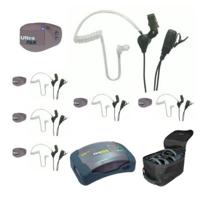 

Eartec UPSST6 6-Person HUB Intercom System with 6x UltraPAK Remote Beltpack Transceiver, 6x SST Headset, 7x Batteries, 8-Bay Charger and Softside Case