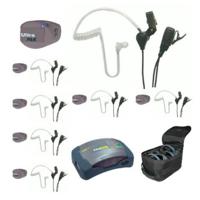 

Eartec UPSST7 7-Person HUB Intercom System with 7x UltraPAK Remote Beltpack Transceiver, 7x SST Headset, 8x Batteries, 8-Bay Charger and Softside Case