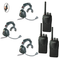 

Eartec SC-1000 3-User Two-Way Radio System with 3x Ultra Single Inline PTT Headsets