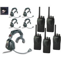 

Eartec SC-1000 5-User Two-Way Radio System with 5x Ultra Single Shell Mount PTT Headsets