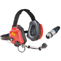 

Eartec XTreme Double Ear Heavy Duty Headset with Mic and 4-Pin XLR Female Connector for Wired Intercoms