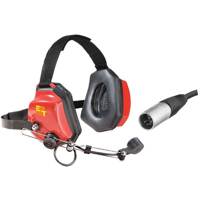 

Eartec XTreme Double Ear Heavy Duty Headset with Mic and 5-Pin XLR Male Connector for Wired Intercom