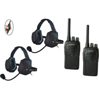 

Eartec SC-1000 2-User Two-Way Radio System with 2x Xtreme Inline PTT Headsets
