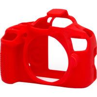 

easyCover Silicon Case for Canon 1300D T6 Cameras, Red