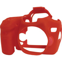 

easyCover Silicon Case for Canon 70D Cameras, Red