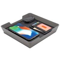 

Eggtronic Wireless Charging Valet Tray for Smartphone, Gray & Black