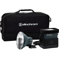 

Elinchrom ELB 500 TTL To Go Kit, Includes ELB 500 Flash Head, 7" Q-Grid Reflector, Charger, Battery, Snappy Carry Bag with Shoulder Strap, ProTec Location Bag