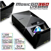 

Elite Projector MosicGo Lite Series Ultra-Short Throw Projector with 58" Outdoor Screen