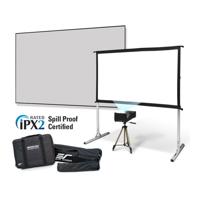 

Elite Projector MosicGo 360 Sport Series Ultra-Short Throw Projector with Built-In Battery, 58" Outdoor Screen and 92" Indoor Frame Screen