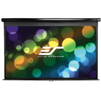 

Elite Screens Manual Series 106" 16:9, Pull Down Manual Projector Screen with AUTO LOCK, Movie Home Theater 4K Ultra HD 3D Ready