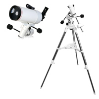 

Explore Scientific FirstLight MAK100mm f/14 Tube Maksutov-Cassegrain Telescope with EXOS Nano EQ3 German Equatorial Mount, White