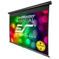 

Elite Screens Yard Master Manual Series MaxWhite 100" 16:9 4K Ulta HD Outdoor Pull Down Manual Projector Screen