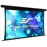 

Elite Screens Saker Tab-Tension Series AcousticPro UHD 120" 16:9 4K Ultra HD Wall/Ceiling Mount 20" Drop Motorized Projector Screen