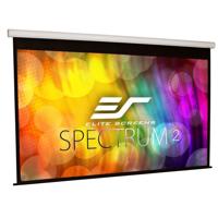 

Elite Screens Spectrum2 Series MaxWhite Fiberglass 100" 16:9 4K/8K Ultra HD Wall/Ceiling Mount 12" Drop Motorized Projector Screen