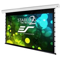 

Elite Screens Starling Tab-Tension 2 Series CineWhite 120" 16:9 4K Ultra HD Wall/Ceiling Mount 12" Drop Motorized Projector Screen, White