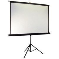 

Elite Screens Tripod Pro Series MaxWhite 113" 1:1 4K Ultra HD Manual Projector Screen, Black