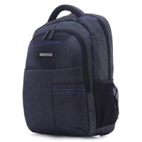 

ECO STYLE Tech Lite Backpack with iPad/Tablet Pocket for Up to 15.6" Laptop, Gray/Black/Blue