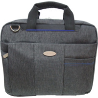 

ECO STYLE Tech Lite TopLoad Case with iPad Compartment for Up to 14.1" Laptop, Gray/Blue