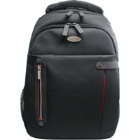 

ECO STYLE Tech Pro Checkpoint Friendly Backpack for Up to 16.4" Laptop, Black/Red