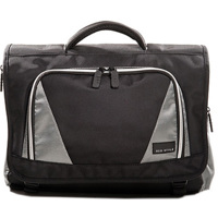 

ECO STYLE Sports Voyage Messenger Case for Up to 13.3" Laptop and Notebook, Black/Platinum
