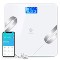 

Etekcity Smart Digital Bluetooth Body Fitness Scale with 12 Essential Measurements, White